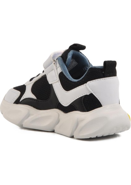 PPN1901 P Siyah-Beyaz-Turuncu Çocuk Spor Ayakkabı fırsatları