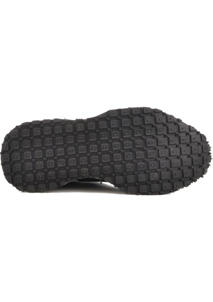 Siyah Deri Erkek Sneaker