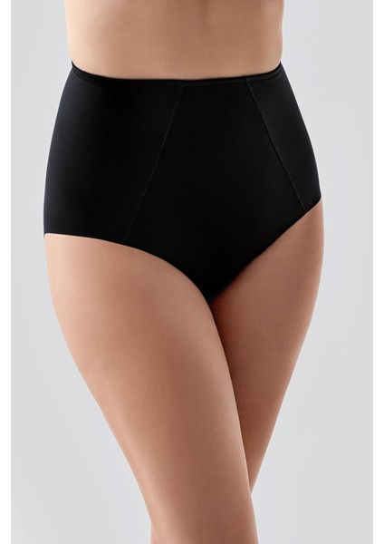 Yüksek Bel Lazer Kesim Korse Külot 9601 Siyah modelleri
