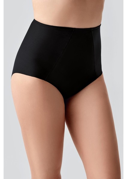 Yüksek Bel Lazer Kesim Korse Külot 9601 Siyah fırsatları