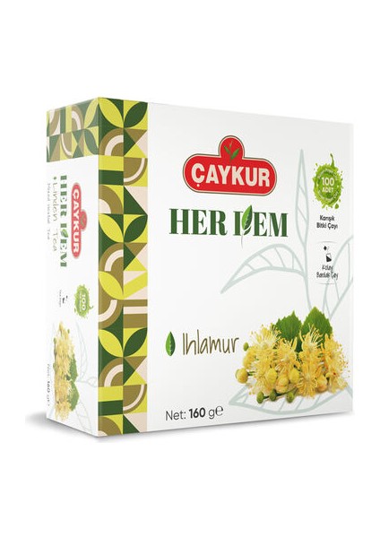 Herdem Yeşil Ihlamur Çayı Süzen Poşet