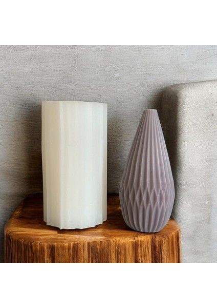 Uzun Armut Model Mum Silikon Kalıp fırsatları