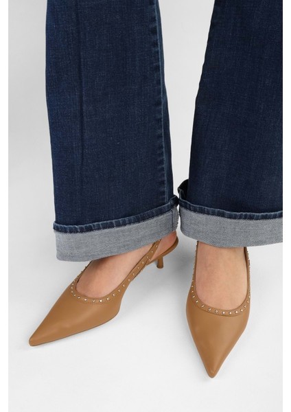 Kadın Nina Taba Cilt Troklu Stiletto modelleri