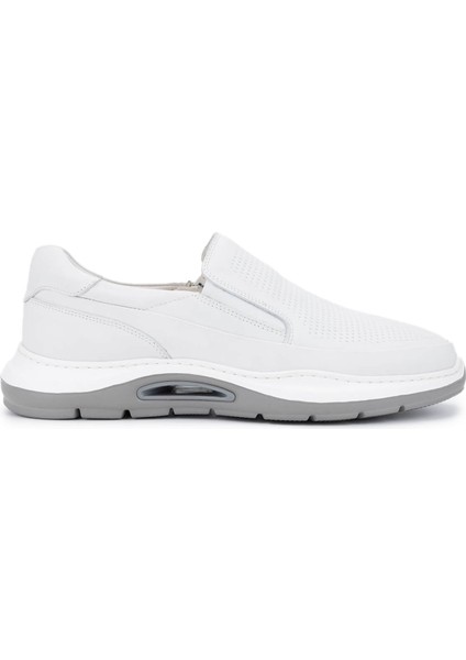 Erkek Deri Beyaz Casual Ayakkabı 298 2977-20850 Erk Ayk Y25 Beyaz Dr