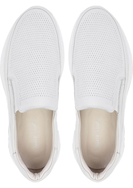 Erkek Deri Beyaz Casual Ayakkabı 298 2977-20850 Erk Ayk Y25 Beyaz Dr indirimleri