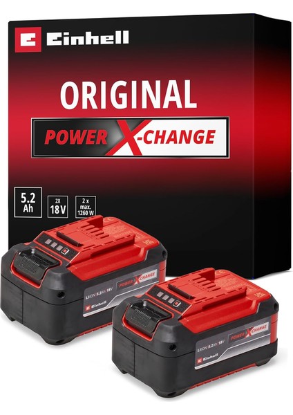 2X18V 5,2 Ah Pxc-Twinpack, Akü