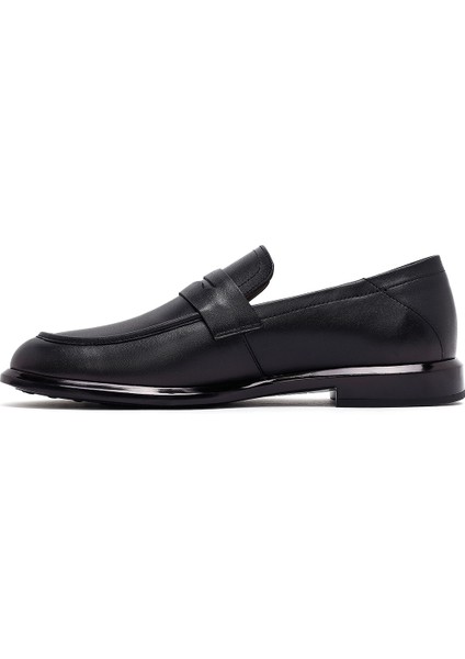 Erkek Kahverengi Deri Casual Loafer 25sfd601318