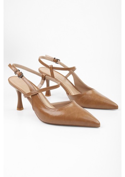 Kadın Nella Karamel Cilt Stiletto fiyatları