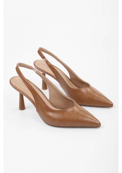 Kadın Alora Karamel Cilt Stiletto fiyatları