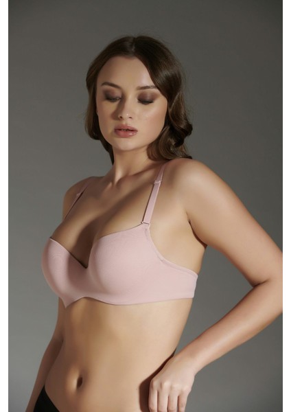 Desteksiz Lazer Soft Kap Tulum Sütyen C16010 Pudra modelleri