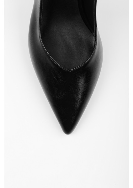 Kadın Alora Siyah Cilt Stiletto fırsatları