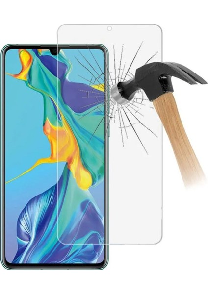 Huawei P30 Lite Ekran Koruyucu Cam Tam Uyumlu Temperli Cam Kırılmaz Cam