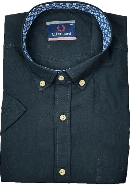 Büyük Beden Kısa Kollu Çok Ince Yazlık Gömlek