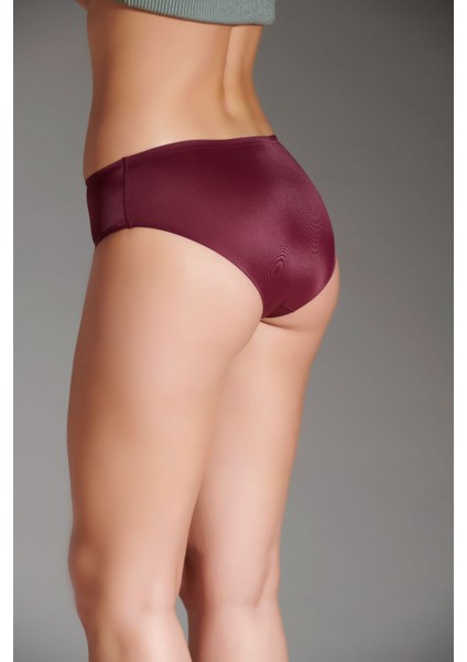 Kadın Slip Külot C11001 Bordo