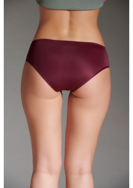 Kadın Slip Külot C11001 Bordo