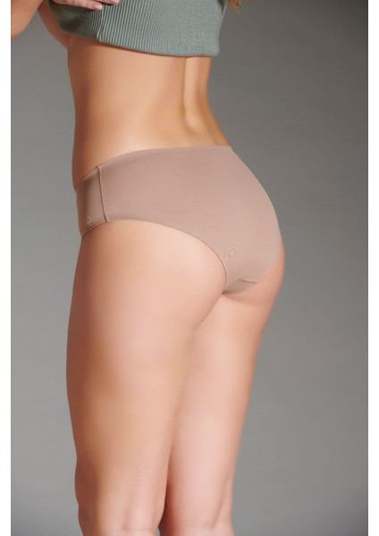 Kadın Slip Külot C11001 Vizon