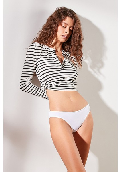 7'li Paket Bikini Külot 521 Siyah/beyaz/ten modelleri