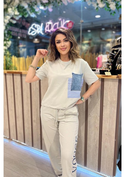 Bel Bağlamalı Eşofman Takımı Mint Yeşili