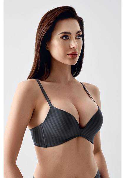 Balensiz Push-Up Sütyen C11796 Antrasit fiyatları