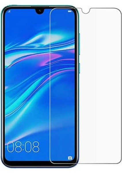 Huawei Y7 2019 Ekran Koruyucu Cam Tam Uyumlu Temperli Cam Kırılmaz Cam