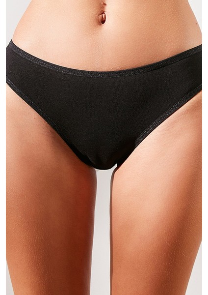 5'li Paket Bikini Külot 523 Siyah