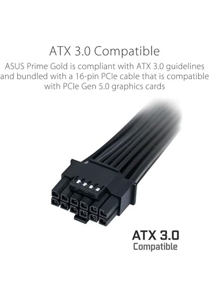 Prıme AP-750G 80+ Gold 750W Pcıe 5.0 ve Atx 3.0 Uyumlu 8 Yıl Garantili Modüler Güç Kaynağı