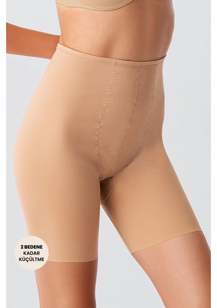 Uzun Lazer Kesim Boxer Korse 9602 Ten