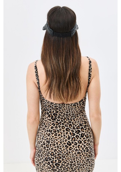 Esnek Bantlı Hasır Vizör Şapka Y8219 Siyah fırsatları