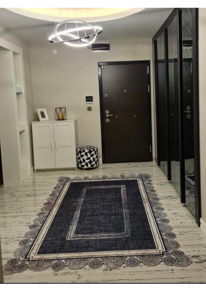 Dijital Baskılı Halı Derl Kaymaz Taban.