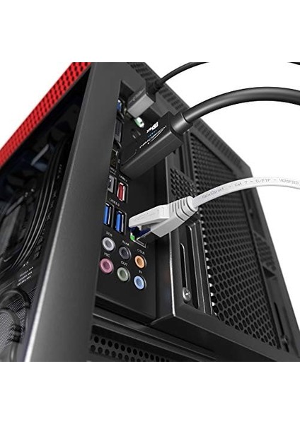 - Lan Kablosu Düz, Kırılmaz Yapı - 2m (Cat7 Kablo, 10 Gbit/s, Özellikle Esnek ve Kurulum Kablosu Olarak Uygun, Maksimum Fiber Optik Hız, RJ45, Beyaz) fiyatları