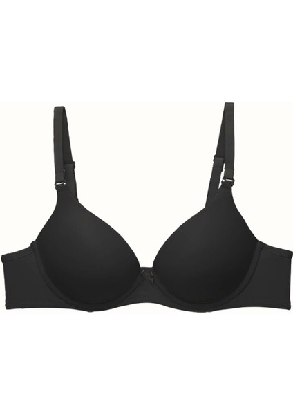 3'lü Paket Push Up Yumuşak Kaplı Örme Sütyen C37015 Siyah/ten modelleri