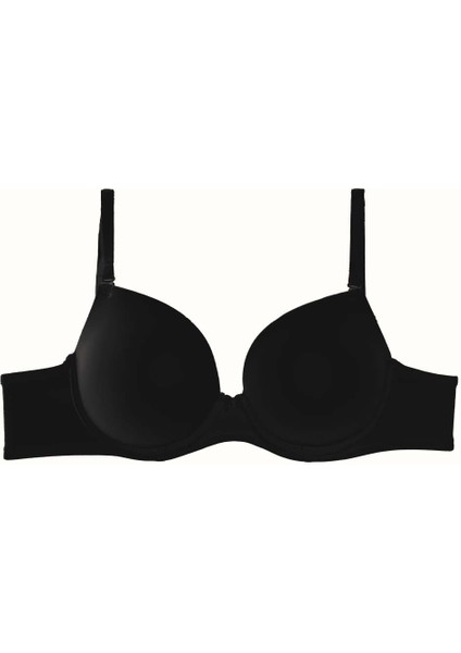 3'lü Paket Dolgusuz Yumuşak Kaplı Örme Sütyen C37025 Siyah/ten modelleri