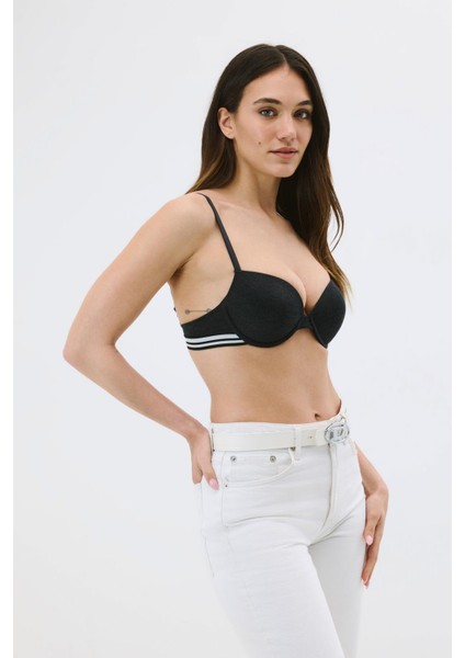 Desteksiz Penye Sütyen C15116 Antrasit fırsatları