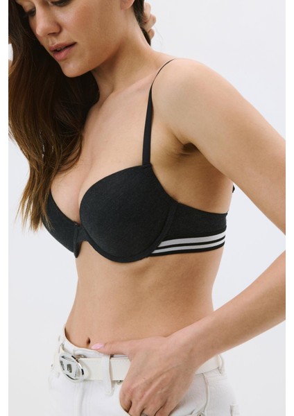 Desteksiz Penye Sütyen C15116 Antrasit indirimleri