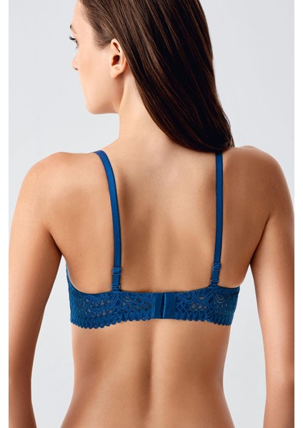 Push Up Dantel Detaylı Sütyen C18355 Antrasit