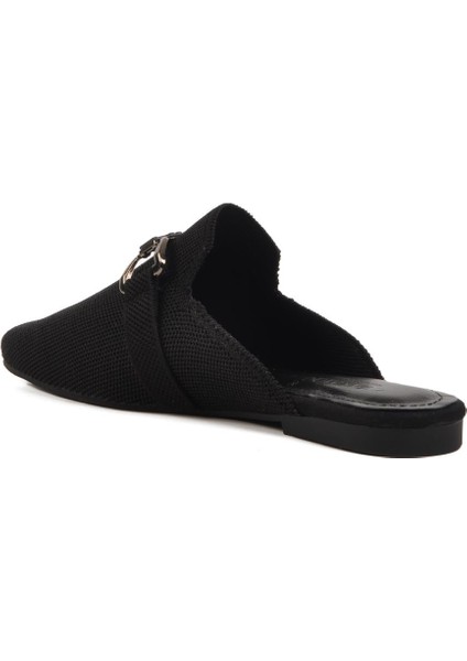 277132 Z Siyah Kadın Triko Önü Kapalı Terlik fırsatları