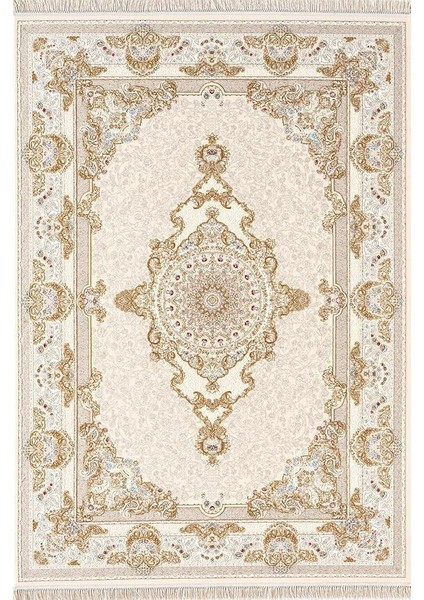 Flora FR001A Beyaz Gold Koridor Halısı Mutfak Halısı Salon Halısı fiyatları