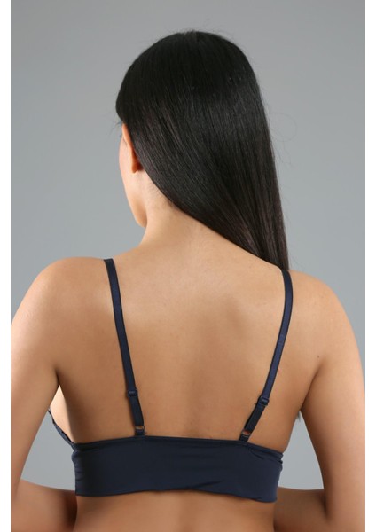 Kaplı Bralet Sütyen C18320 Lacivert
