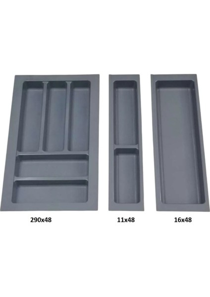 Mutfak Çekmece Içi Kaşıklık Düzenleyici 54 Cm X 48 Cm (yanlar Ve Boydan 4,5 Cm Kesilebilir) fırsatları