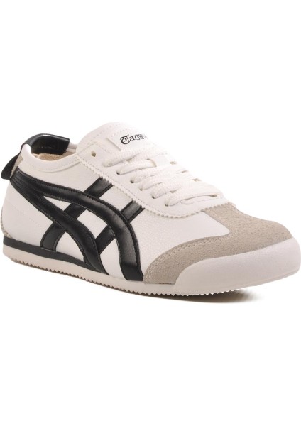 E-2006 G Beyaz-Siyah Spor Ayakkabı