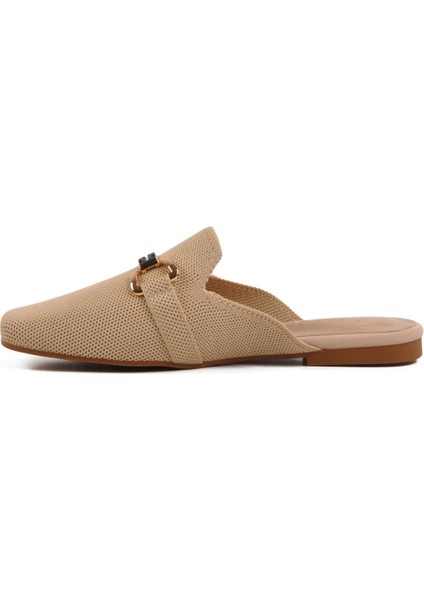 277132 Z Bej Kadın Önü Kapalı Triko Terlik fiyatları