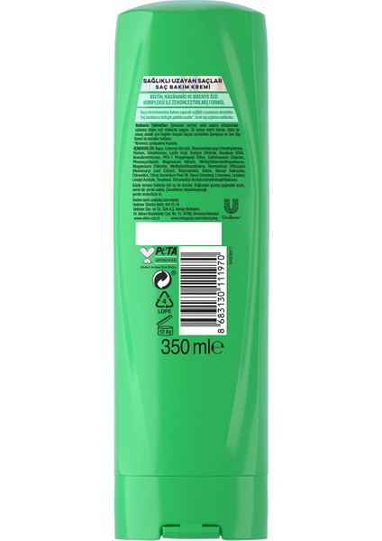 Superblend Serum Saç Bakım Kremi Sağlıklı Uzayan Saçlar Biotin Argan Yağı & Keratin 350 ml