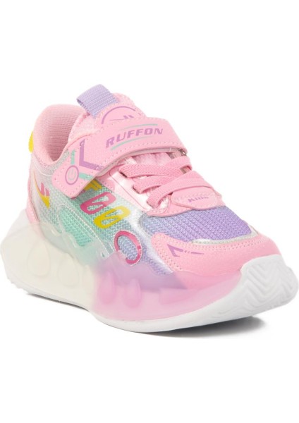 2480 P Pembe-Sarı Çocuk Spor Ayakkabı Ruffon