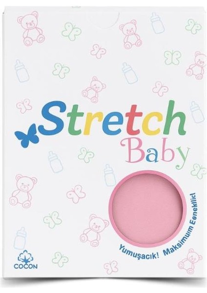 Bebek Lastikli Çarşaf Pembe