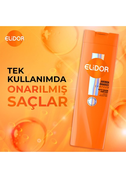 Superblend Saç Bakım Şampuanı Anında Onarıcı Bakım C Vitamini Keratin Seramid 400 ml X3