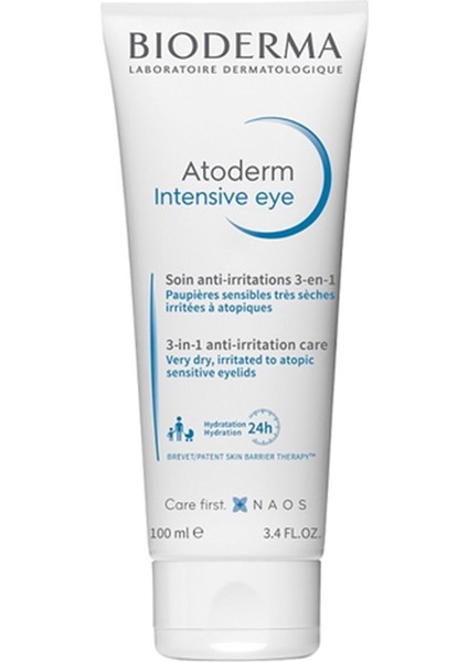 Atoderm Intensive Eye Kuru Atopi Eğilimli Göz Çevresi Kremi ve Temizleyici Hyalüronik Asit 100 ml