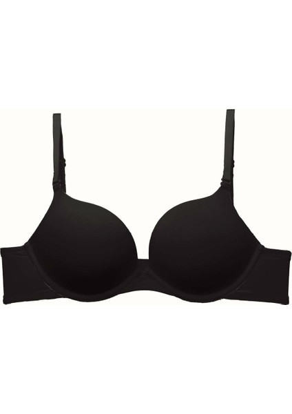 3'lü Paket Double Push Up Yumuşak Kaplı Örme Sütyen C37030 Siyah/ten modelleri