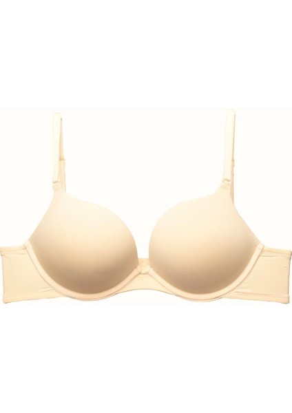 3'lü Paket Double Push Up Yumuşak Kaplı Örme Sütyen C37030 Siyah/ten indirimleri