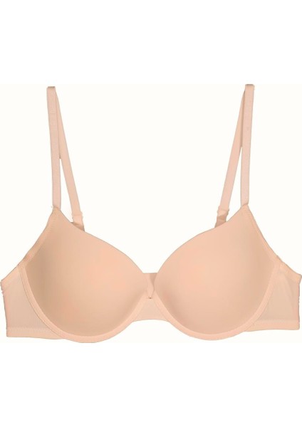 3'lü Paket Push Up Yumuşak Kaplı Örme Sütyen C38015 Siyah/ten indirimleri