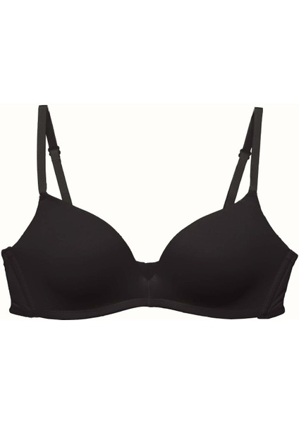 3'lü Paket Dolgusuz Yumuşak Kaplı Örme Sütyen C31791 Siyah/ten modelleri